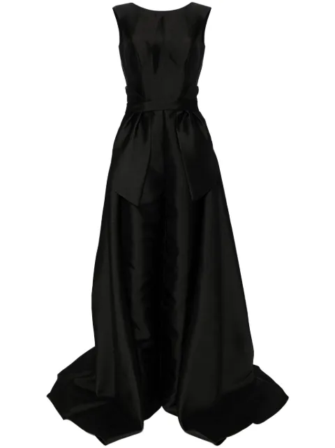 Saiid Kobeisy Mikado classic jumpsuit with detachable overskirt