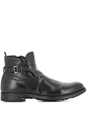 Officine Creative レザー アンクルブーツ | ブラック | FARFETCH JP
