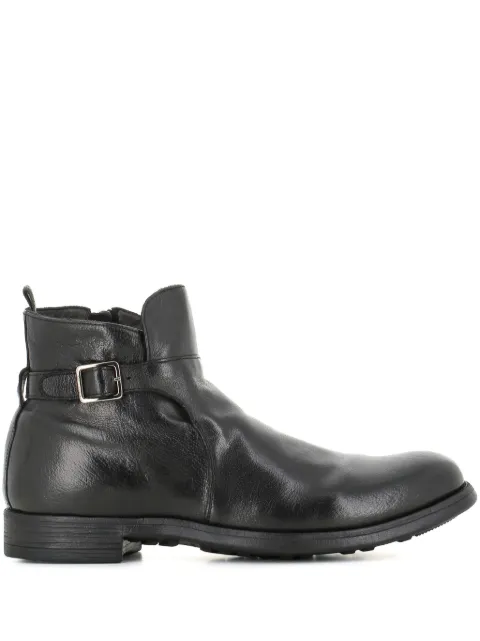 Officine Creative buckle leather boots