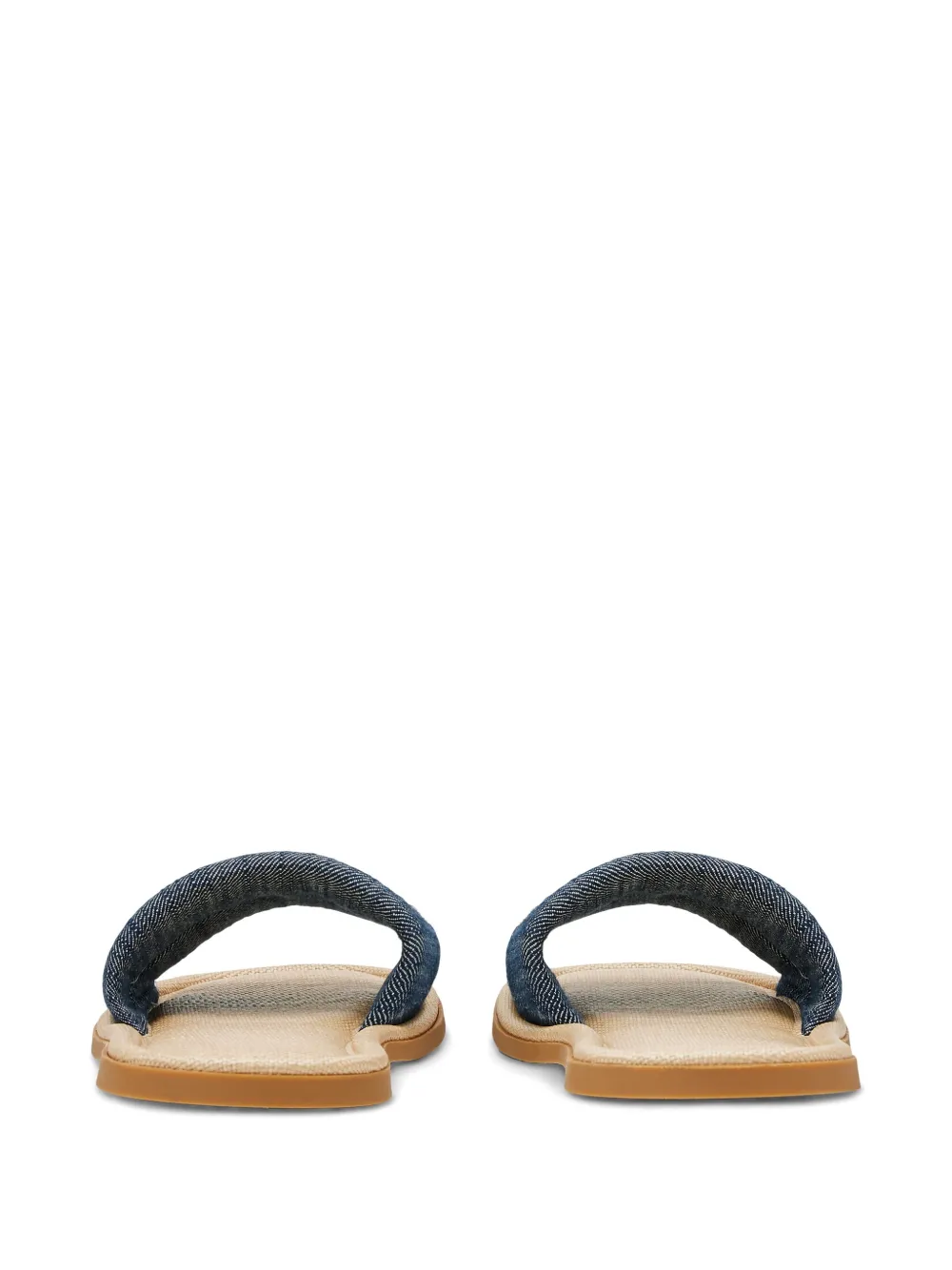 Ferragamo denim slides Blue