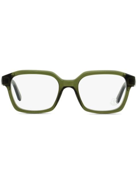 Moncler Eyewear Transparente Brille mit eckigem Gestell