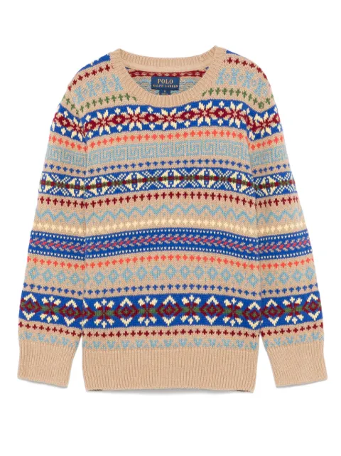 POLO RALPH LAUREN KIDS fair isle-intarsia sweater
