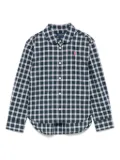 POLO RALPH LAUREN KIDS plaid cotton shirt - Green