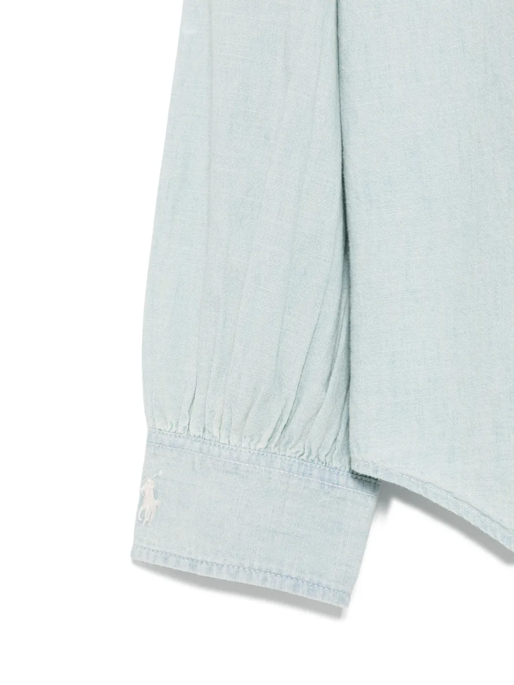 POLO RALPH LAUREN KIDS Chambray shirt Blauw