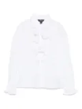 POLO RALPH LAUREN KIDS ruffled cotton shirt - White