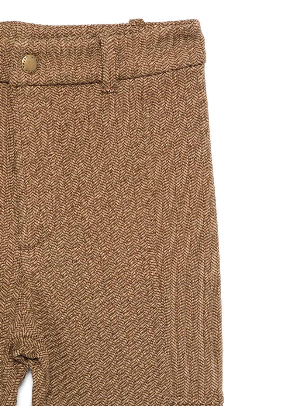 POLO RALPH LAUREN KIDS Legging met visgraat patroon Bruin