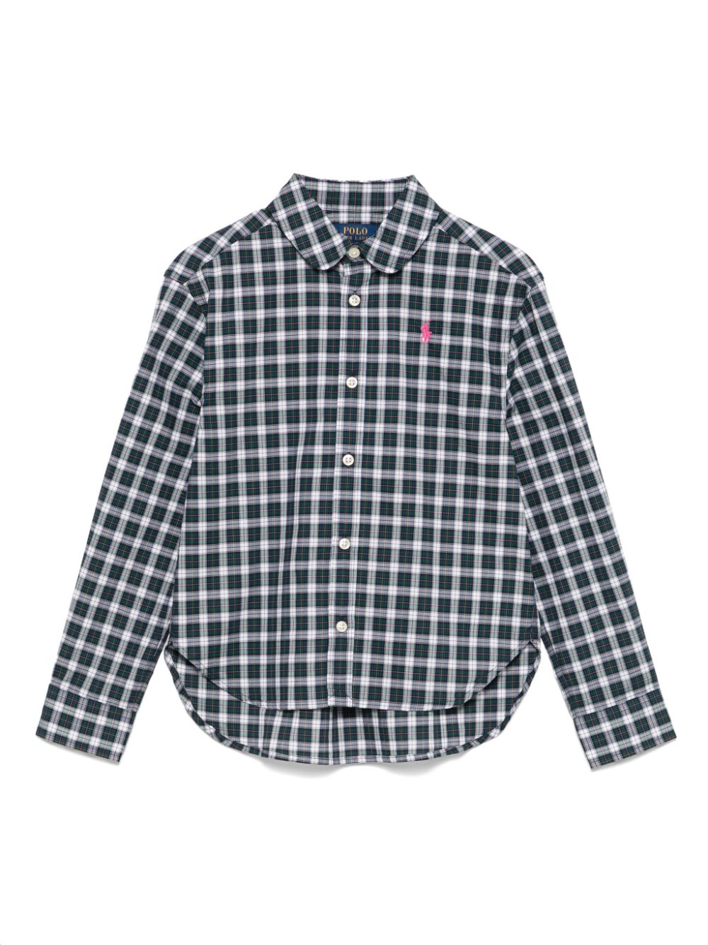 POLO RALPH LAUREN KIDS tartan shirt - Green