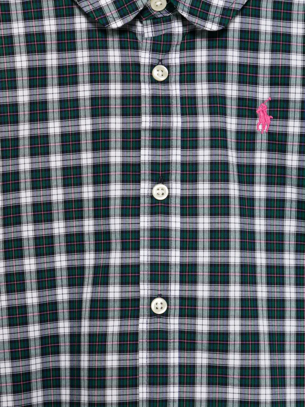 POLO RALPH LAUREN KIDS Shirt met tartan ruit Groen
