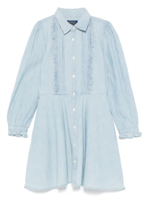 POLO RALPH LAUREN KIDS chambray mini dress