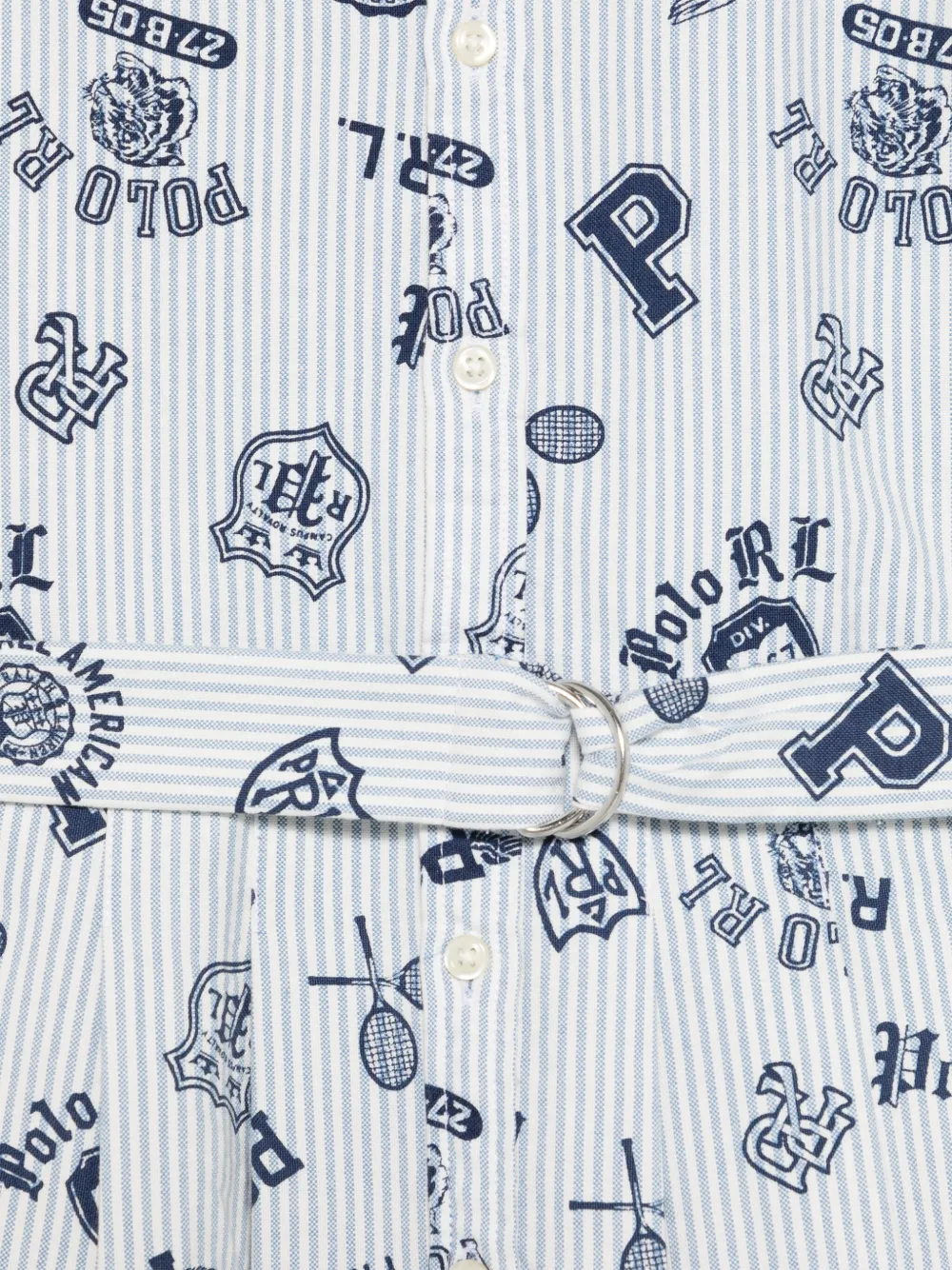 POLO RALPH LAUREN KIDS Blousejurk Wit
