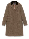 POLO RALPH LAUREN KIDS herringbone wool coat - Brown
