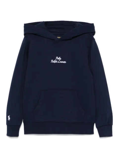 POLO RALPH LAUREN KIDS logo-embroidered hoodie