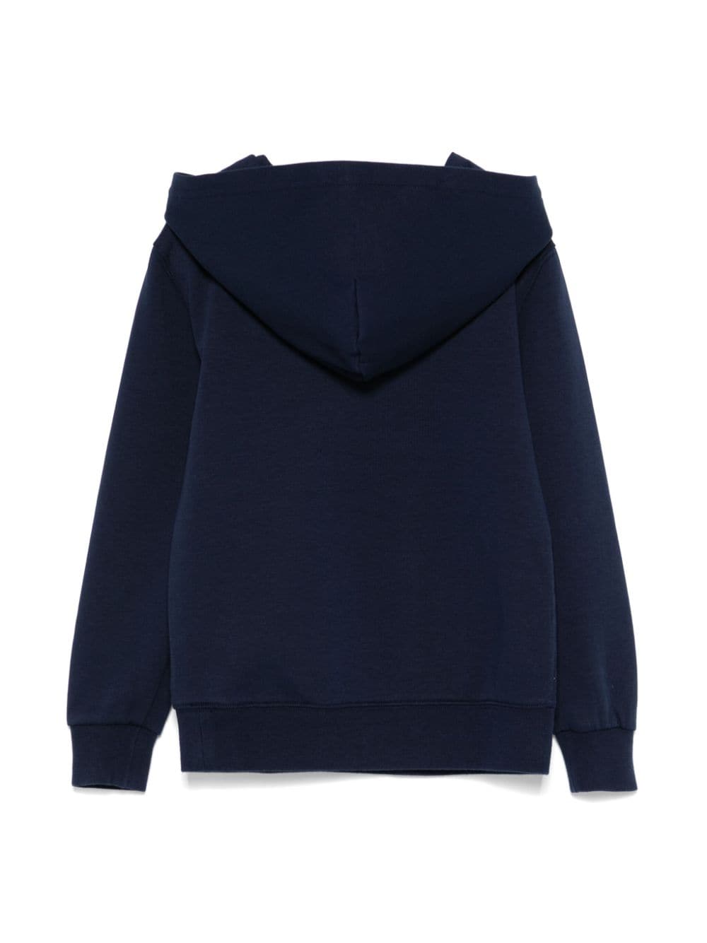 Ralph Lauren Kids logo-embroidered hoodie - Blauw