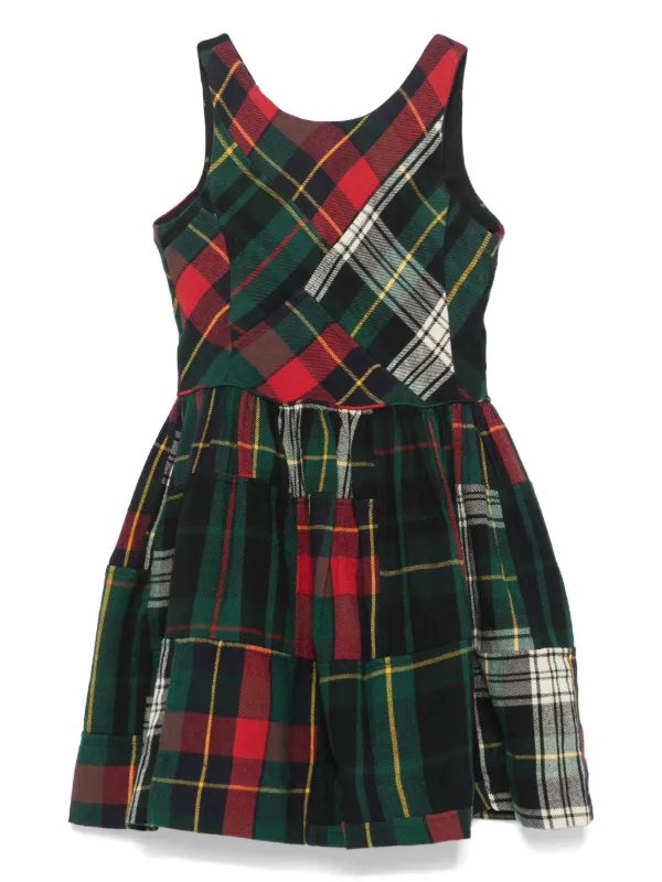 Ralph lauren girls tartan dress hotsell