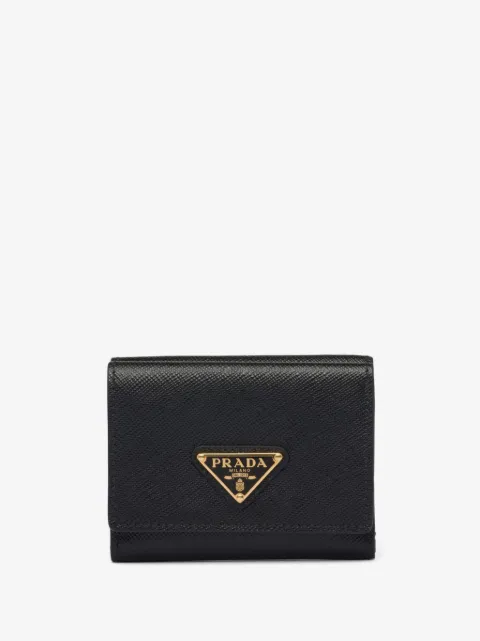 Prada Kleines Portemonnaie aus Saffiano-Leder