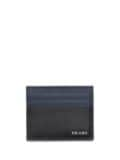 Prada Saffiano leather card holder - Black