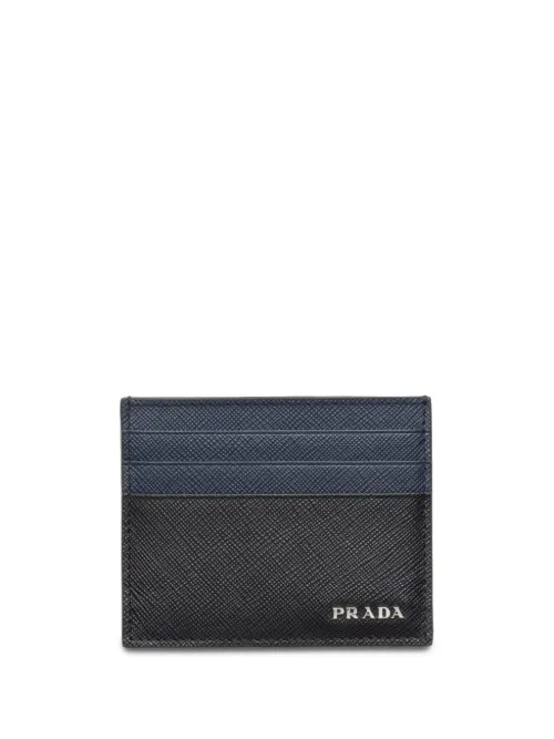 Porte-cartes en cuir Saffiano - Prada - Modalova