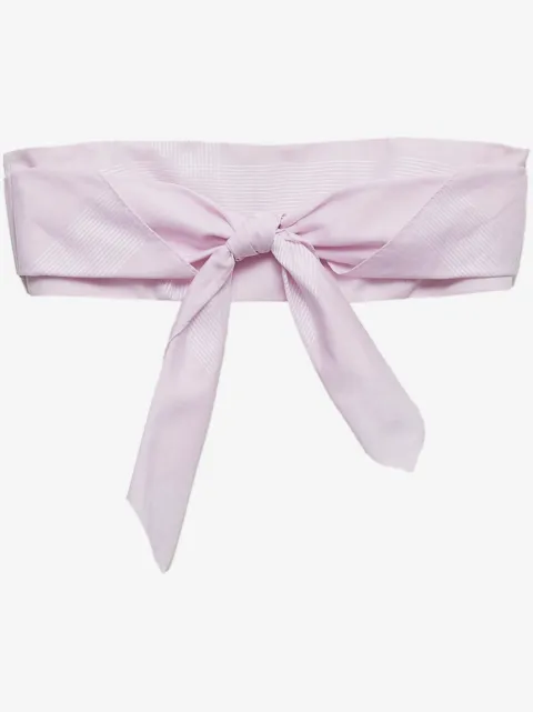 Prada rutig bandeau-topp