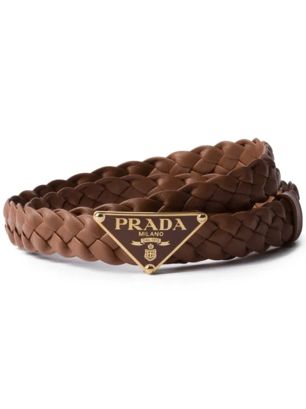 【送料&関税込】Prada Brown Leather Belt 24321737_54302390_600.jpg