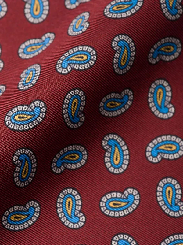 Prada ペイズリー シルクスカーフ | レッド | FARFETCH JP