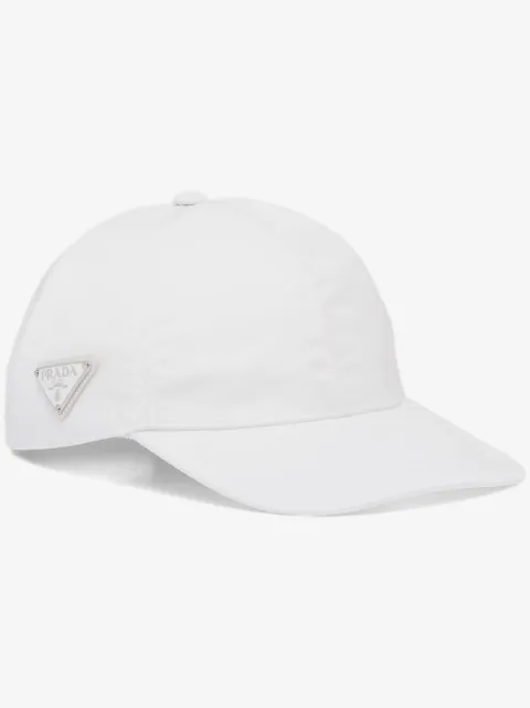 Prada triangle-logo baseball cap
