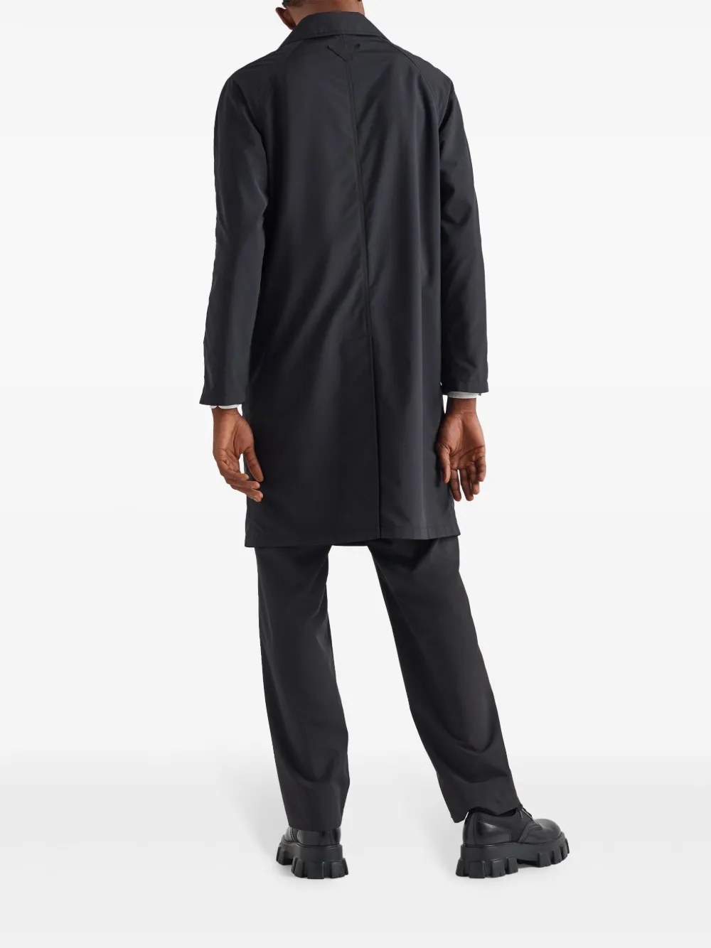 Prada Wollen mantel Zwart
