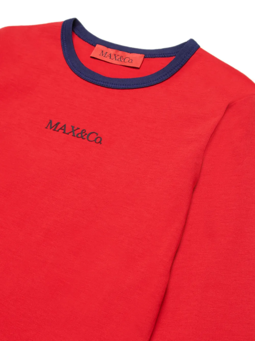 MAX & CO LOGO-PRINT COTTON T-SHIRT