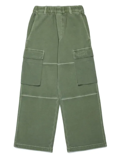 MM6 Maison Margiela Kids بنطال كارغو بقصة واسعة وتطريز أرقام