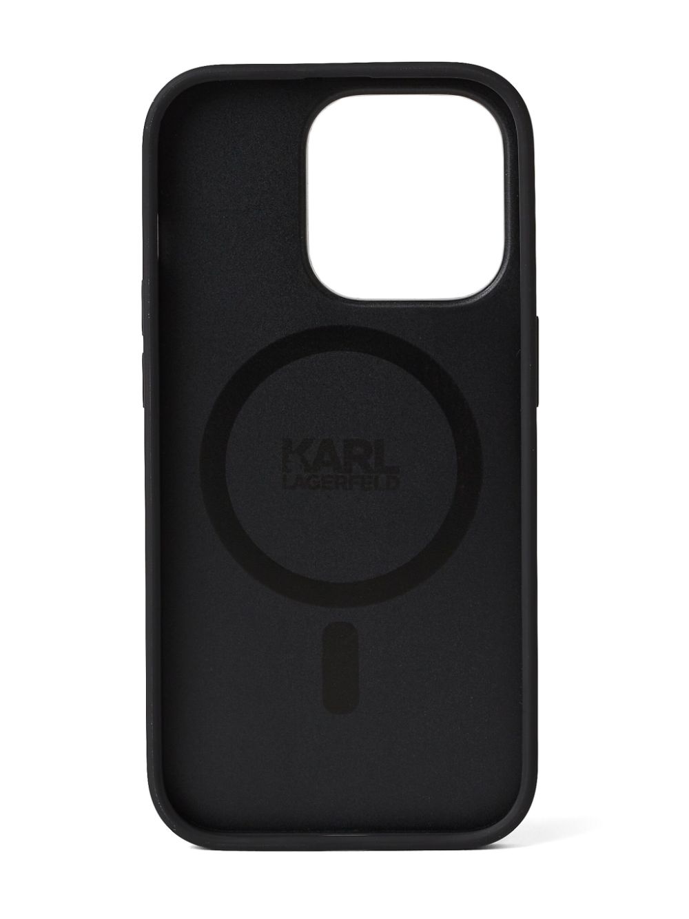 Karl Lagerfeld Rue St-Guillaume iPhone 14 Pro hoesje - Zwart