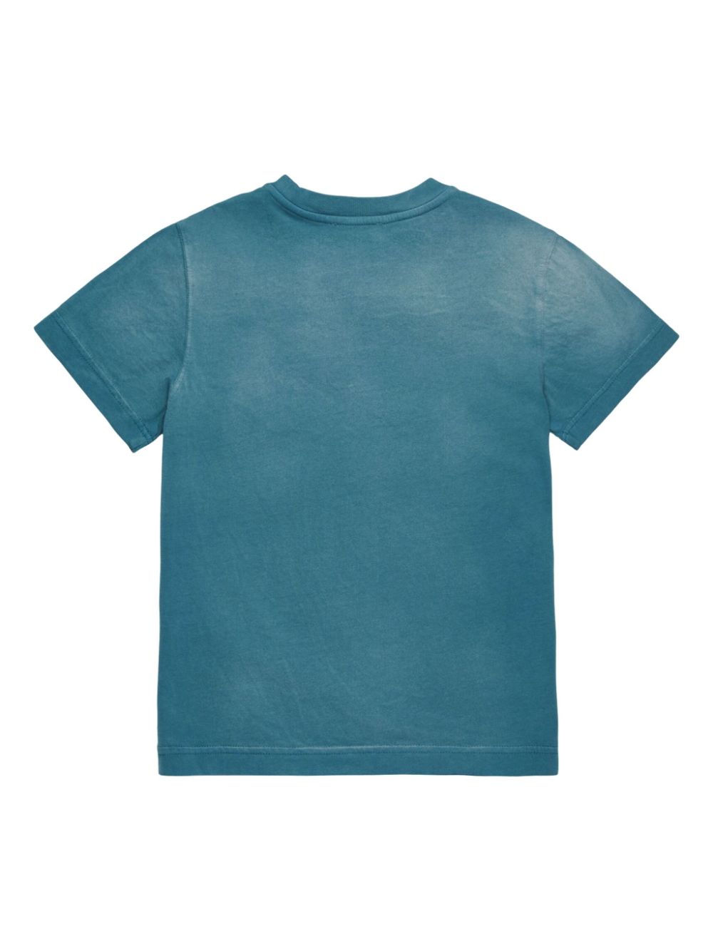 Diesel Kids bleached-effect T-shirt - Blue