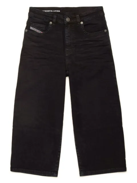 Diesel Kids D- Arrel cotton-blend jeans