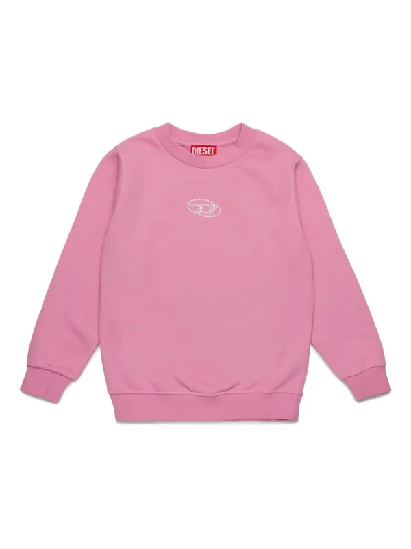 Diesel Kids Oval D スウェットシャツ | ピンク | FARFETCH JP