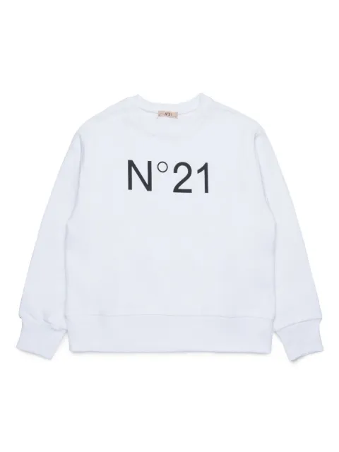 Nº21 Kids sweatshirt med logotyp