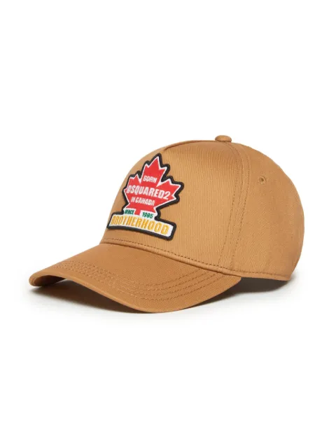DSQUARED2 KIDS Maple leaf-appliqué baseball cap