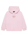 DSQUARED2 KIDS logo-embellished jersey hoodie - Pink