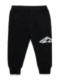 DSQUARED2 KIDS Icon-print track pants - Black