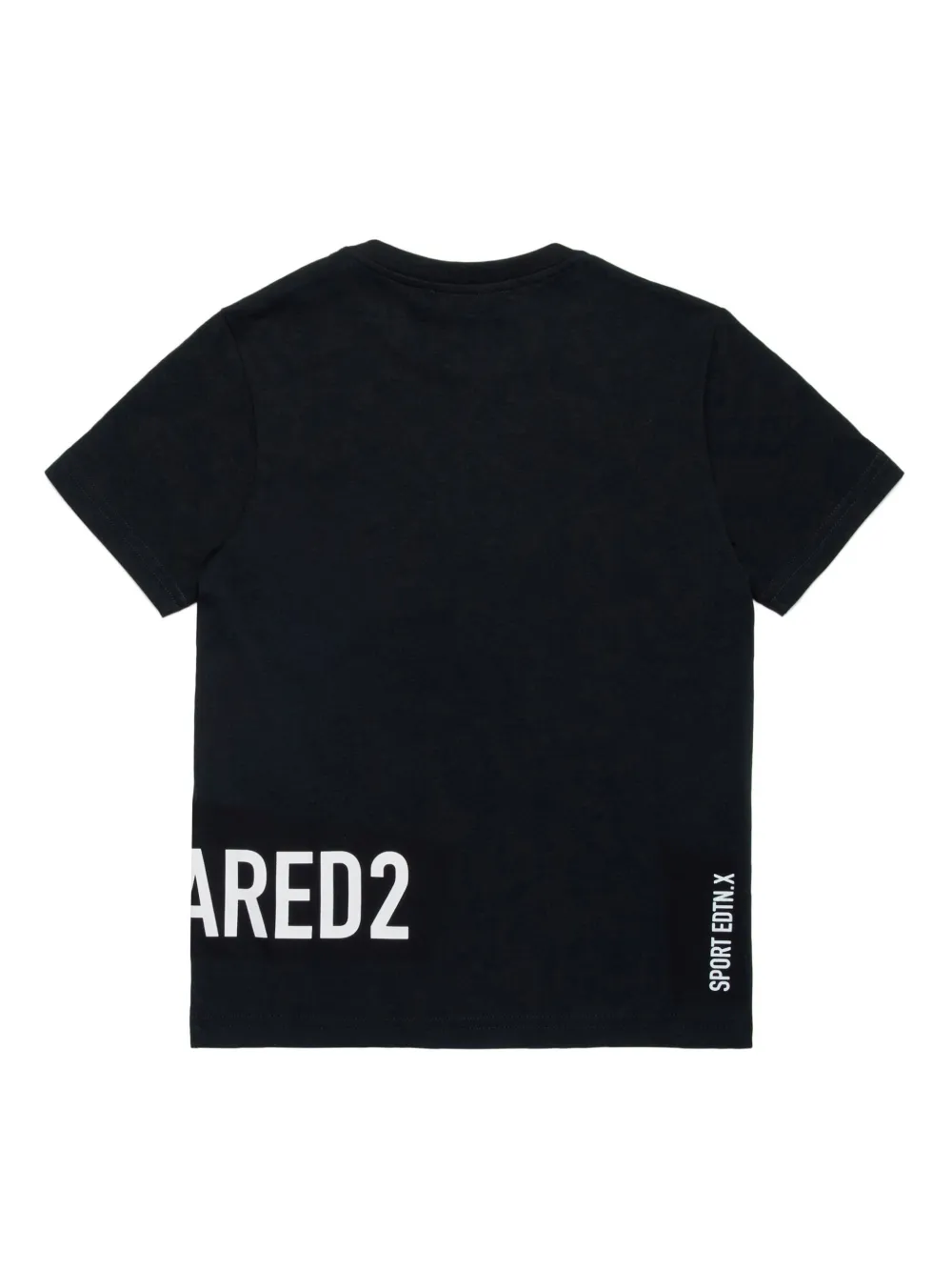 DSQUARED2 KIDS Katoenen T-shirt - Zwart