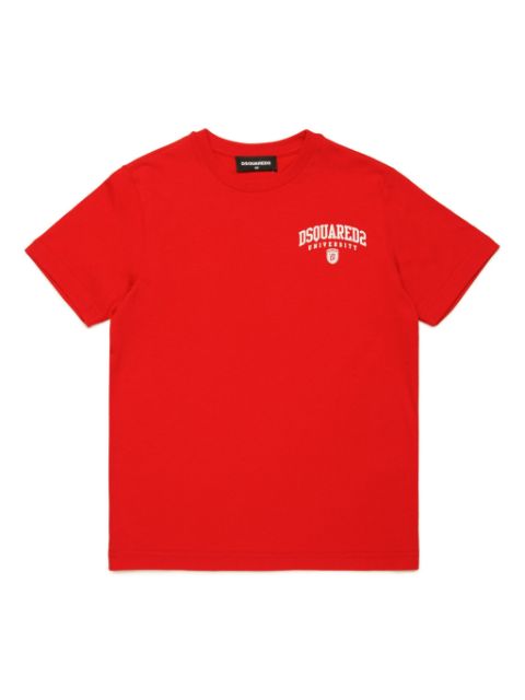 DSQUARED2 KIDS playera D2 con logo estampado