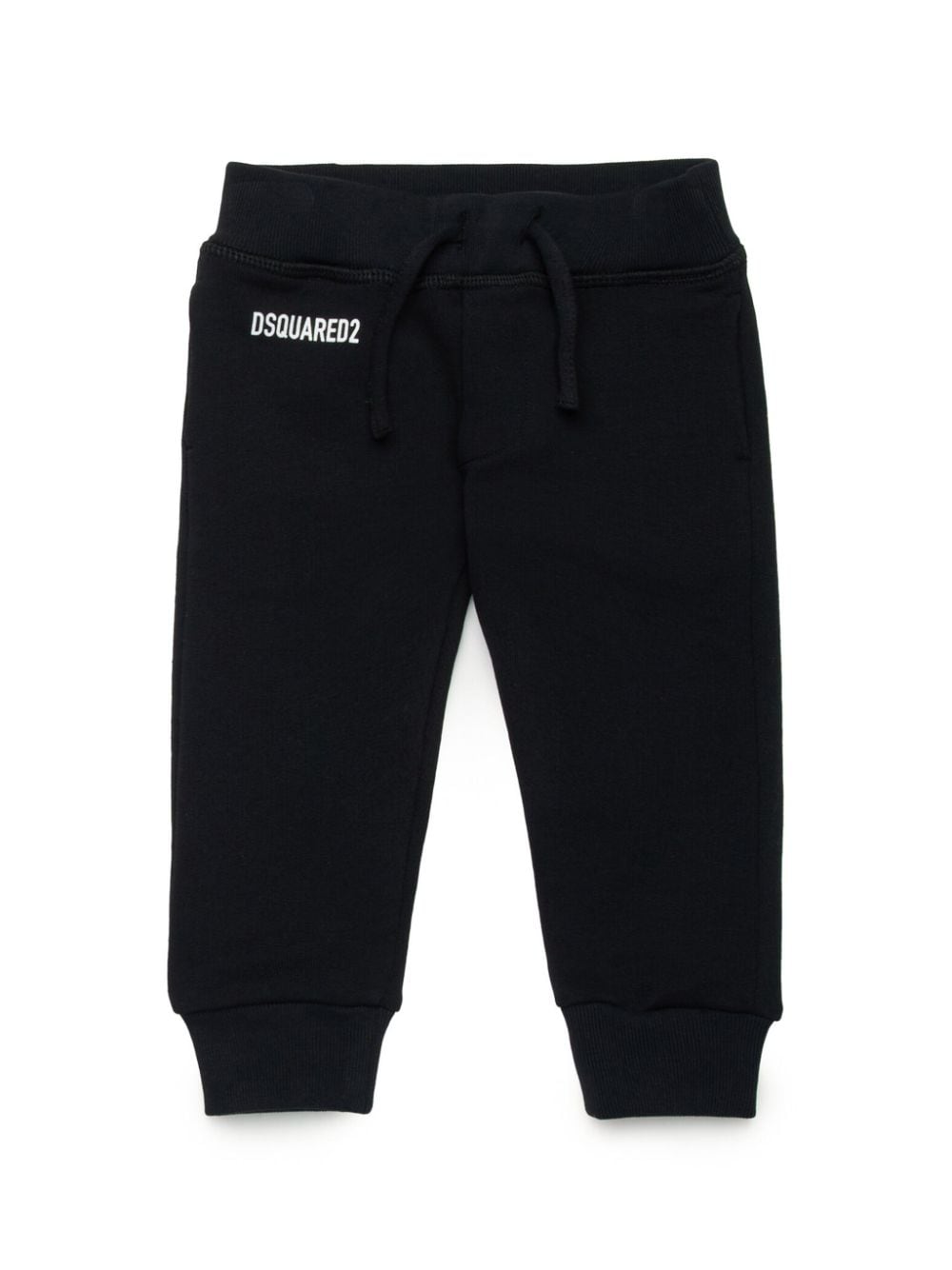 Dsquared2 Babies' Logo-print Jersey Tracksuit Pants In Black