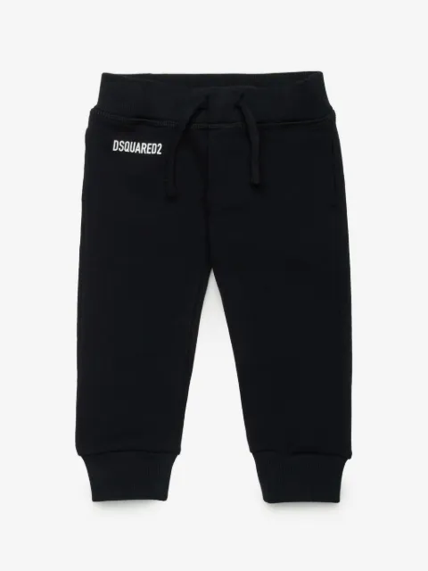 DSQUARED2 KIDS logo-print jersey tracksuit pants
