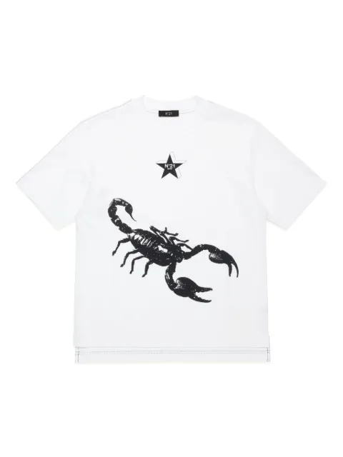 Nº21 Kids logo-print cotton T-shirt