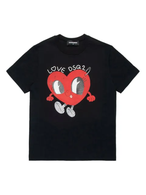 DSQUARED2 KIDS graphic-print cotton T-shirt