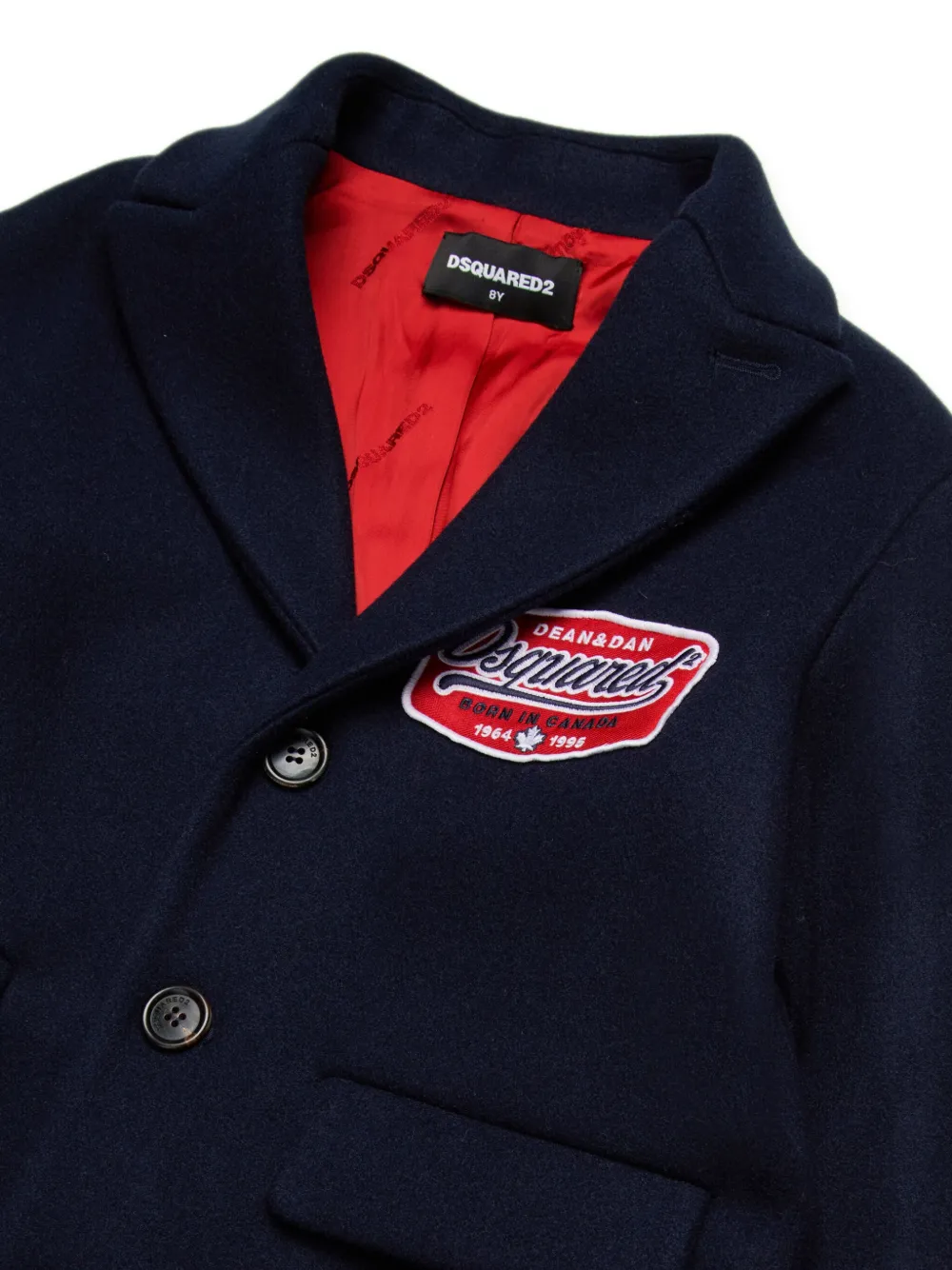 DSQUARED2 KIDS Gestreepte blazer Blauw
