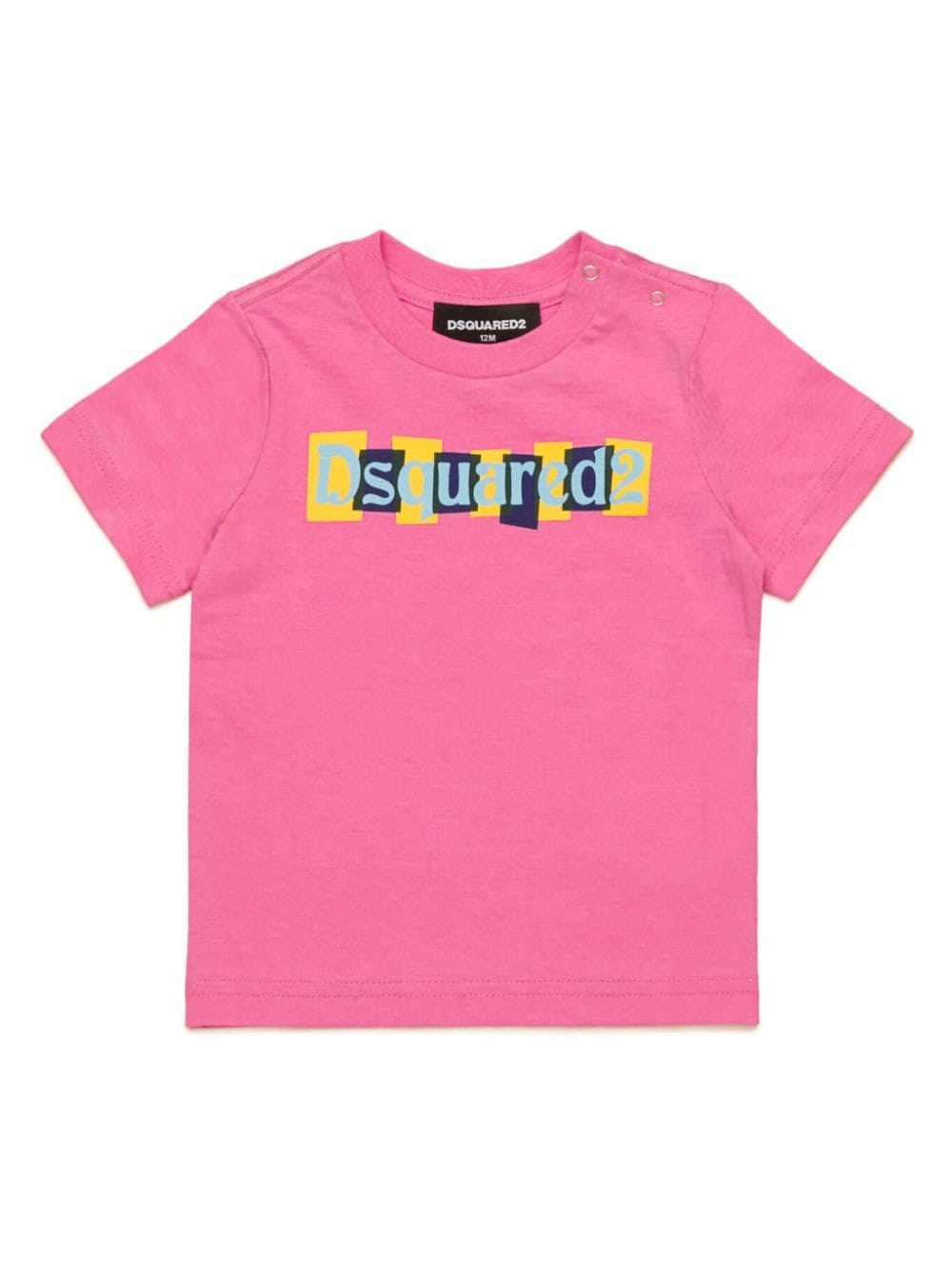 Dsquared2 Babies' Logo-print Cotton T-shirt In Pink