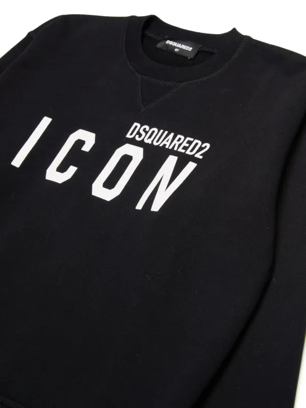 DSQUARED2 KIDS Icon Sweatshirt | Black | FARFETCH AO