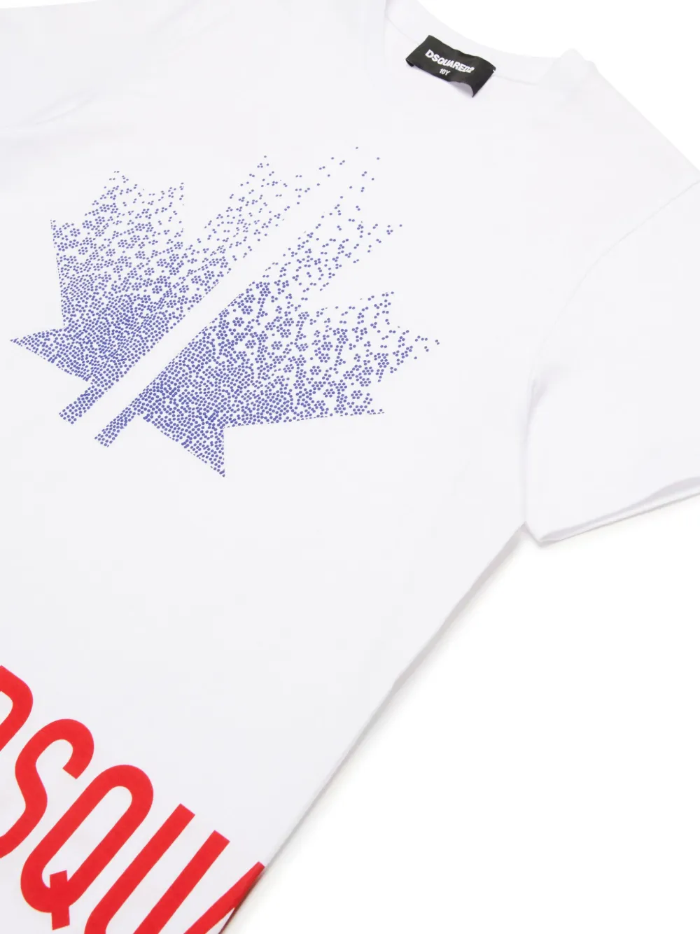 DSQUARED2 KIDS T-shirt met contrasterend logo Wit
