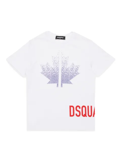 DSQUARED2 KIDS contrasting logo t-shirt 