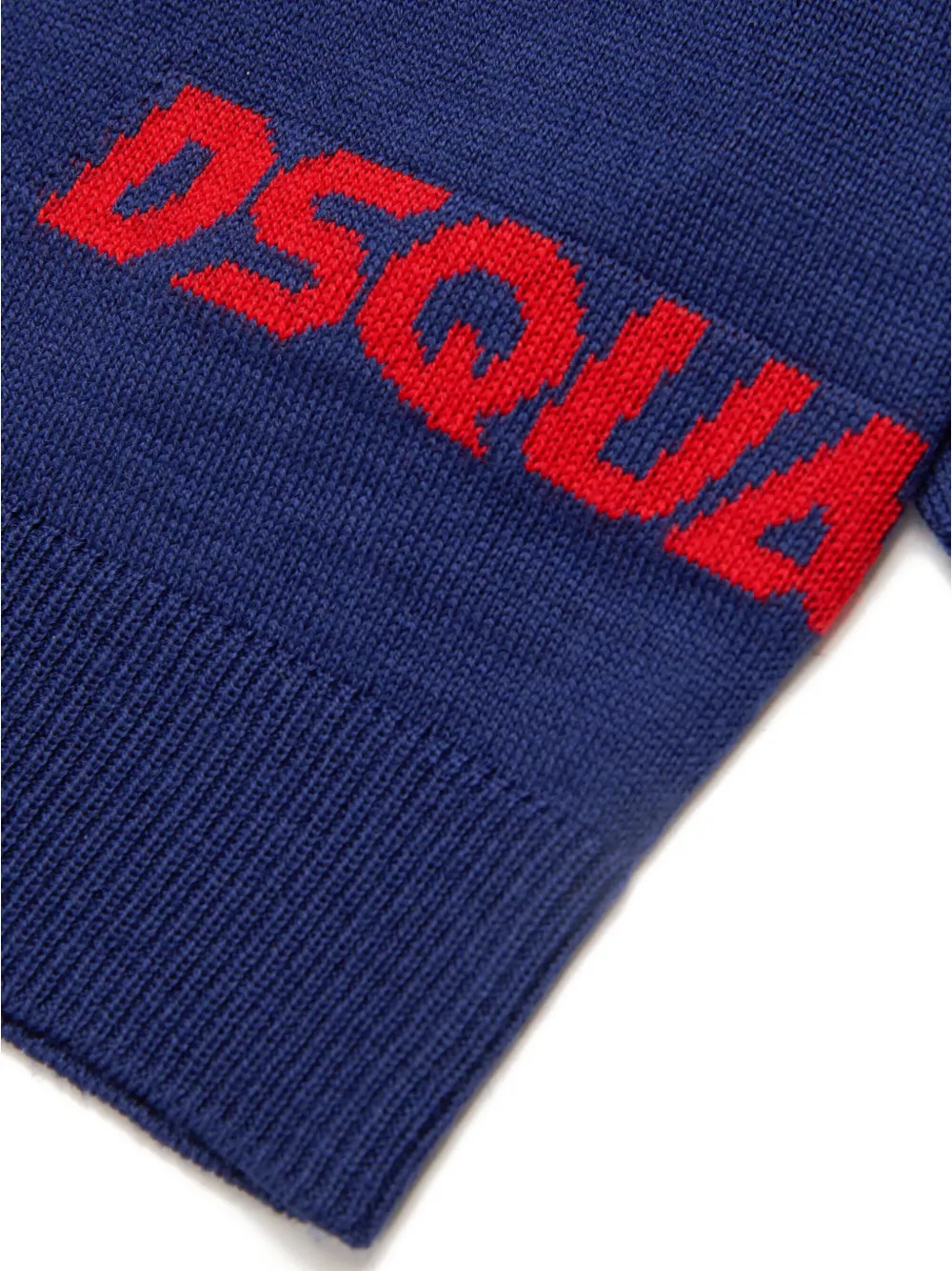 DSQUARED2 KIDS Intarsia trui Blauw