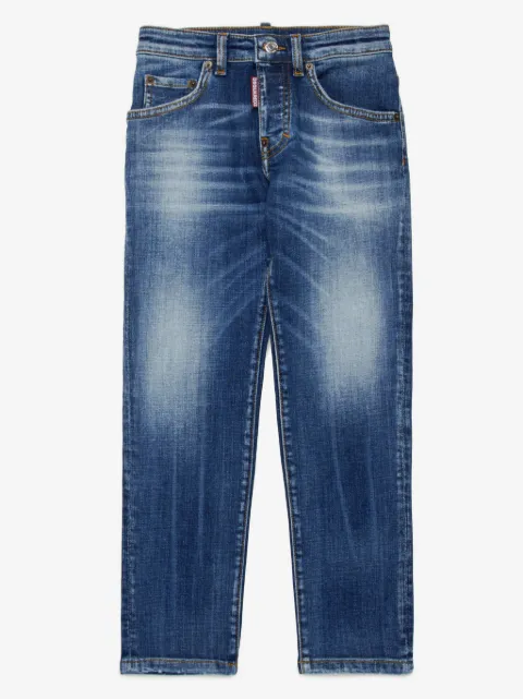 DSQUARED2 KIDS Stanislav mid-rise slim jeans