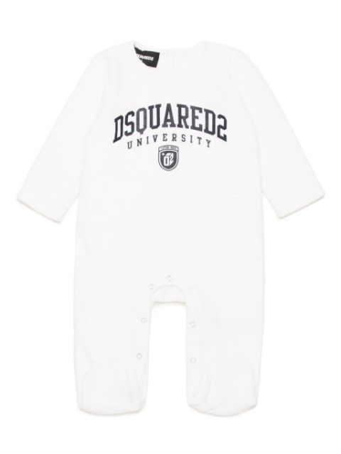 DSQUARED2 KIDS بيجامة بأكمام طويلة وطبعة شعار الماركة